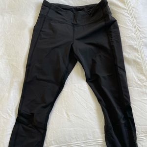 Lululemon Black Cropped Capri Size 8